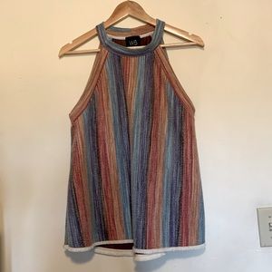 Anthropologie W5 Knot Halter-Style Tank Top, S